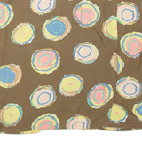 Womens Straight Skirt Brown Short Spotted L