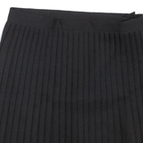 Womens Pleated Skirt Black Short S