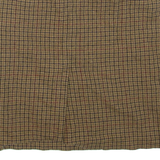 Womens Pencil Skirt Brown Short Wool Check S
