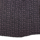 Womens Flare Skirt Black Knee Length Floral 2XL