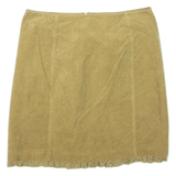Womens Mini Skirt Green Short M