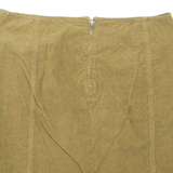 Womens Mini Skirt Green Short M
