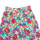 LEE WINTER Womens Chino Shorts Blue 90s Floral M W28