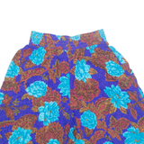 NORTON MCNAUGHJTON Womens Chino Shorts Brown 90s Floral S W26