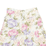 TOFFS Womens Chino Shorts Cream 90s Floral M W29