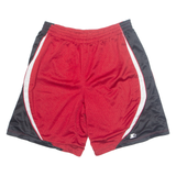 STARTER Mens Sports Shorts Red L W32