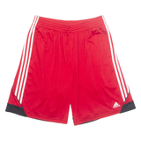 ADIDAS Mens Sports Shorts Red XL W32