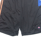 ADIDAS Womens Sports Shorts Black UK 18 W30