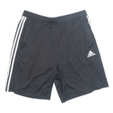 ADIDAS PRIME BLUE Mens Sports Shorts Black XL W34