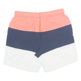 NAUTICA Mesh Lined Mens Swimming Shorts Pink Colourblock M W31