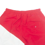 TOMMY HILFIGER Mesh Lined Mens Swimming Shorts Red Colourblock XL W30