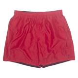 NIKE Mesh Lined Mens Swimming Shorts Red XL W34