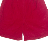 CABIN CREEK Womens Chino Shorts Red 90s M W30