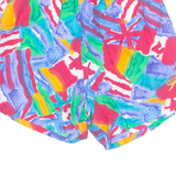 SPEEDO Mens Swimming Shorts Blue 90s Crazy Pattern S W22