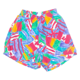 SPEEDO Mens Swimming Shorts Blue 90s Crazy Pattern S W22