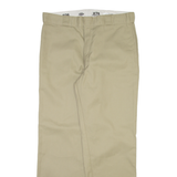 DICKIES 874 Workwear Mens Trousers Beige Regular Straight W36 L32