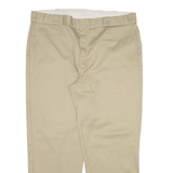 DICKIES Mens Trousers Beige Relaxed Straight W42 L30