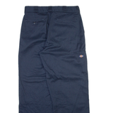 DICKIES Mens Trousers Blue Regular Straight W34 L32