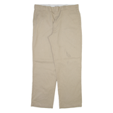 DICKIES 874 Workwear Mens Trousers Beige Regular Straight W38 L32