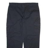 DICKIES Cargo Mens Trousers Black Relaxed Straight W40 L30