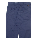 DICKIES 874 Workwear Mens Trousers Blue Regular Straight W37 L28