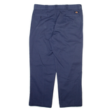 DICKIES 874 Workwear Mens Trousers Blue Regular Straight W37 L28