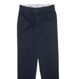DICKIES Mens Trousers Black Slim Tapered W29 L34