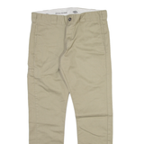 DICKIES Mens Trousers Beige Slim Skinny W31 L28