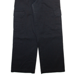 DICKIES Cargo Mens Trousers Black Relaxed Straight W30 L30