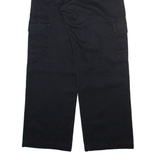 DICKIES Cargo Mens Trousers Black Relaxed Straight W30 L30