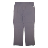 MAIER SPORTS Detachable Legs Womens Trousers Grey Straight Nylon W34 L30