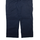 DICKIES Cargo Mens Trousers Blue Relaxed Straight W36 L28