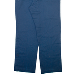 DICKIES Mens Trousers Blue Regular Straight W36 L32
