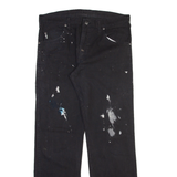 DICKIES Mens Trousers Black Regular Straight W32 L32