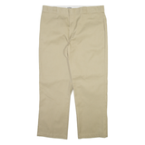 DICKIES 874 Workwear Mens Trousers Beige Regular Straight W38 L29