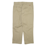 DICKIES 874 Workwear Mens Trousers Beige Regular Straight W38 L29