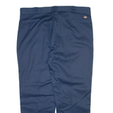 DICKIES 874 Workwear Mens Trousers Blue Regular Tapered W42 L30