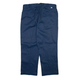 DICKIES Mens Trousers Blue Relaxed Straight W38 L27