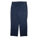 DICKIES Cargo Mens Trousers Blue Regular Straight W36 L31