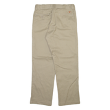 DICKIES 874 Workwear Mens Trousers Beige Regular Straight W34 L30
