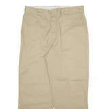 DICKIES Mens Trousers Beige Regular Straight W36 L29