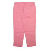 TOMMY HILFIGER Womens Trousers Pink Regular Tapered W32 L26