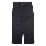 DICKIES Mens Trousers Black Regular Straight W36 L30
