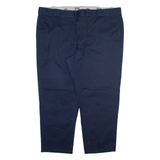 DICKIES Mens Trousers Blue Regular Tapered W44 L26