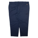 DICKIES Mens Trousers Blue Regular Tapered W44 L26