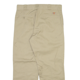 DICKIES 874 Workwear Mens Trousers Beige Regular Straight W34 L27