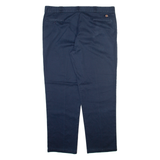 DICKIES 874 Workwear Mens Trousers Blue Regular Straight W44 L34