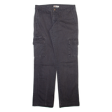 DICKIES Cargo Womens Trousers Grey Regular Straight W30 L30