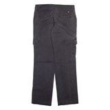 DICKIES Cargo Womens Trousers Grey Regular Straight W30 L30