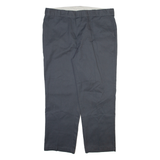 DICKIES Mens Trousers Grey Regular Straight W42 L30
